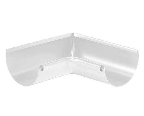 Водосток Aquasistem, система 125x90 - Угол желоба, внутренний 90° RR 20 Белый купить в Калаче-на-Дону