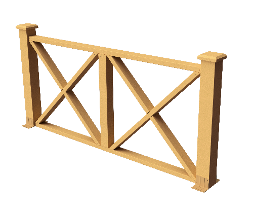 Ограждения декоративное ДПК GRINDERDECO Тауэр песчаник купить в Калаче-на-Дону