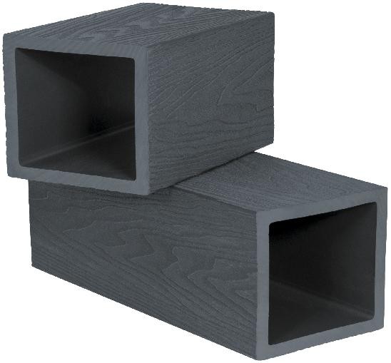 Столб опорный Polivan SINGARAJA 3D фактура дерева, чёрный купить в Калаче-на-Дону