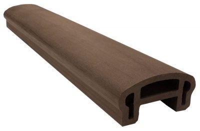 Перила вехнее фигурное Woodvex Select Темно - Коричневый купить в Калаче-на-Дону