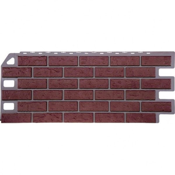 Фасадная панель FineBer, Кирпич, Красный купить в Калаче-на-Дону