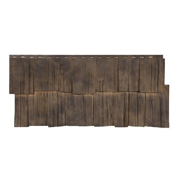 Фасадная панель T-Сайдинг- Щепа Дуб ЭКО-2 Орех купить в Калаче-на-Дону