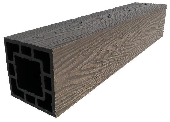 Столб опорный ДПК 3D GardenParkett фактура дерева Венге купить в Калаче-на-Дону