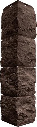 Угол наружный Альта-Профиль Туф ЭКО Коричневый купить в Калаче-на-Дону