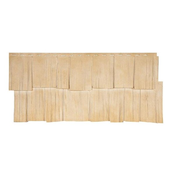 Фасадная панель T-Сайдинг- Щепа Дуб ЭКО-2 Кедр купить в Калаче-на-Дону