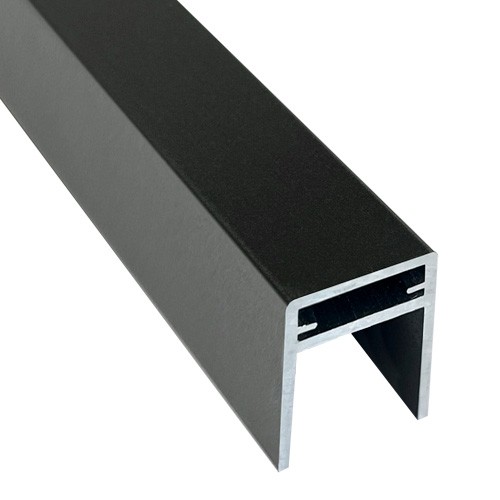 П-профиль Алюминиевый EasyDecking 35x25 Черное дерево купить в Калаче-на-Дону