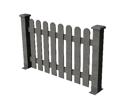 Ограждения декоративное ДПК GRINDERDECO  Сежурне серый базальт купить в Калаче-на-Дону
