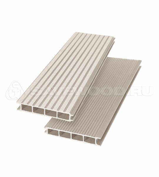 Террасная доска из ДПК SW Ulmus «SaveWood» бежевый купить в Калаче-на-Дону