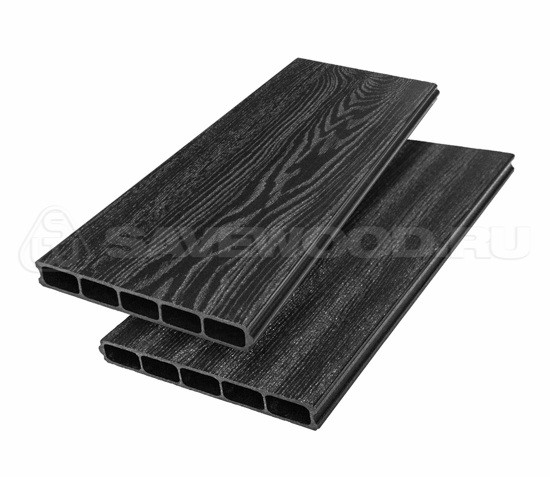 Грядочная доска ДПК 3D Savewood SW Rumex Чёрный купить в Калаче-на-Дону