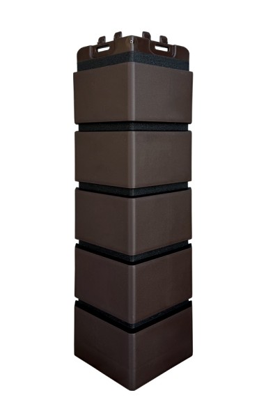 Угол Grand Line клинкерный кирпич ПРЕМИУМ Шоколадный (шов RAL 9005) купить в Калаче-на-Дону