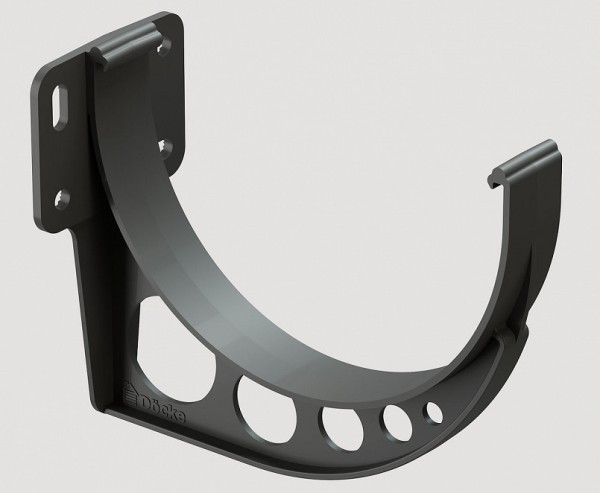 Кронштейн желоба ПВХ Docke STANDART серый купить в Калаче-на-Дону