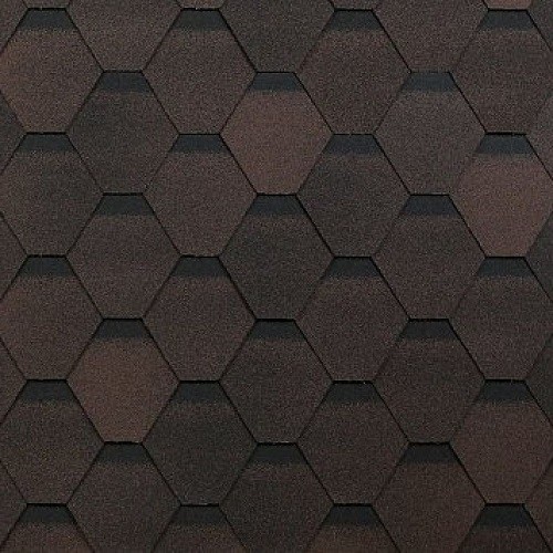 Гибкая черепица Shinglas, коллекция Оптима – Коричневый купить в Калаче-на-Дону