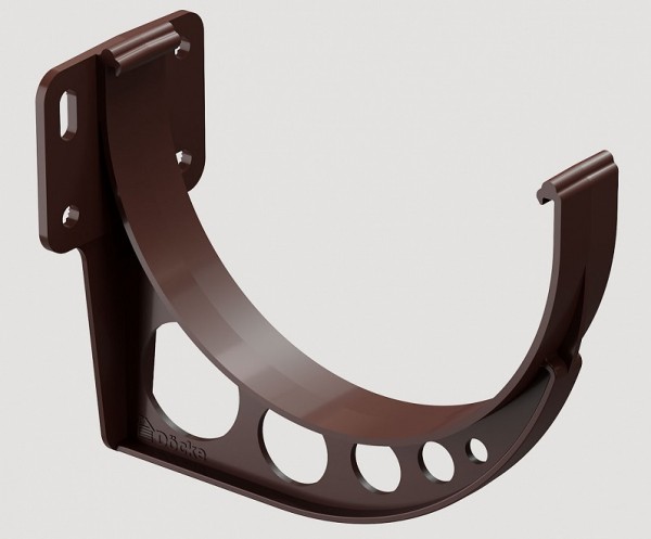 Кронштейн желоба ПВХ Docke STANDART Тёмно-коричневый купить в Калаче-на-Дону