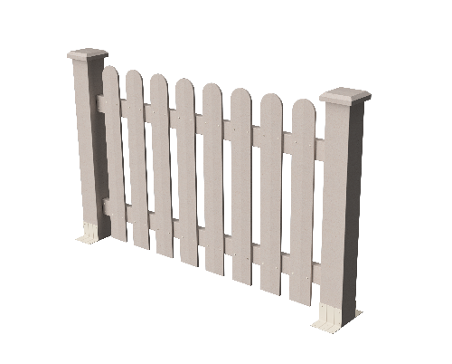 Ограждения декоративное ДПК GRINDERDECO Сежурне выбеленный дуб купить в Калаче-на-Дону