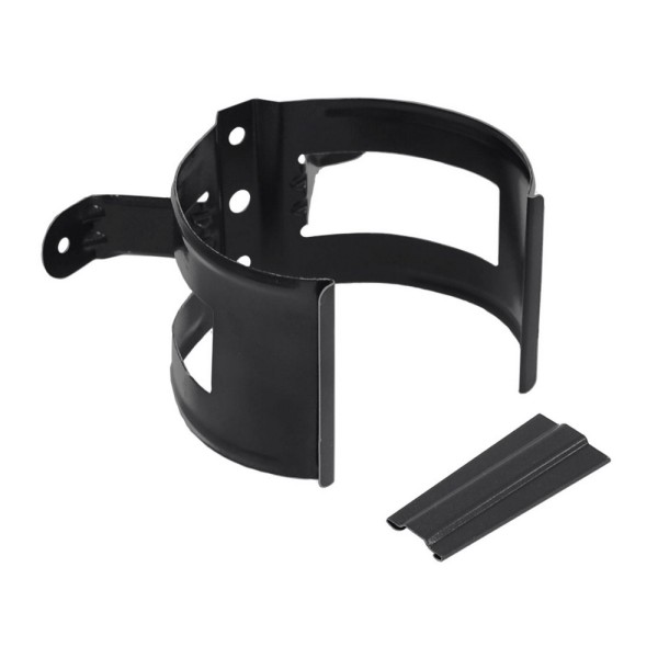 Водосток Grand Line 125x90 – Хомут трубы (на дерево) RAL 9005 купить в Калаче-на-Дону