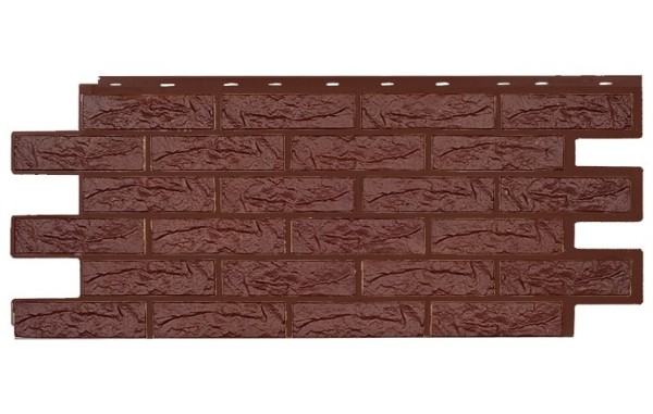 Фасадная панель T-Siding Лондон Брик Эко Браун купить в Калаче-на-Дону