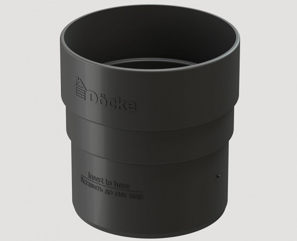Муфта соединительная ПВХ Docke STANDART серый купить в Калаче-на-Дону