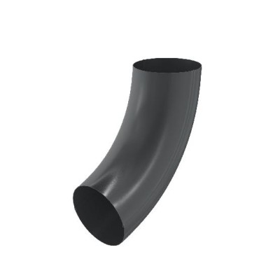 Водосток Aquasistem, система 150/100 - Колено трубы RAL 7024 Тёмно-серый