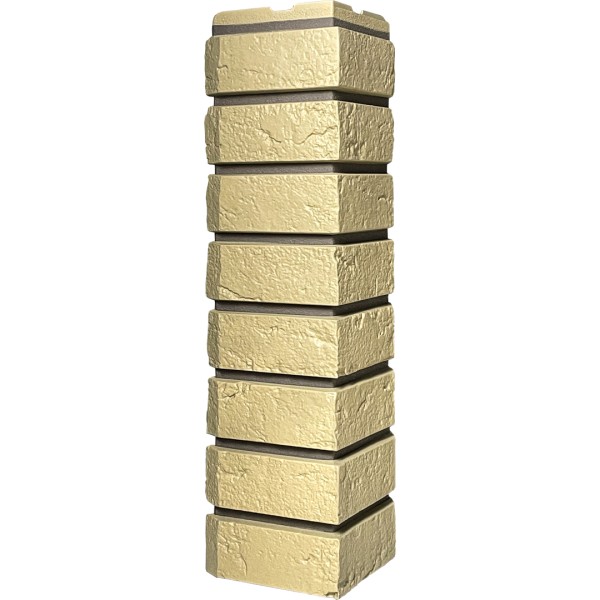 Угол наружный ДАЧНЫЙ Серия Баварский кирпич Песочный купить в Калаче-на-Дону