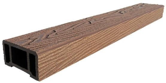 Перила ДПК 3D GardenParkett фактура дерева Светло-коричневый купить в Калаче-на-Дону