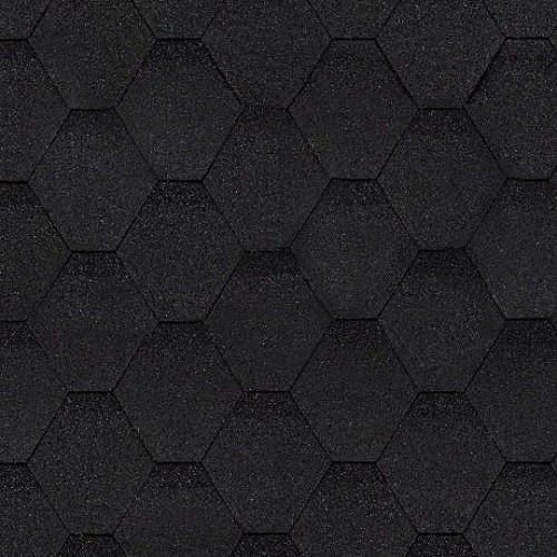 Гибкая черепица Shinglas, коллекция Оптима – Чёрный купить в Калаче-на-Дону