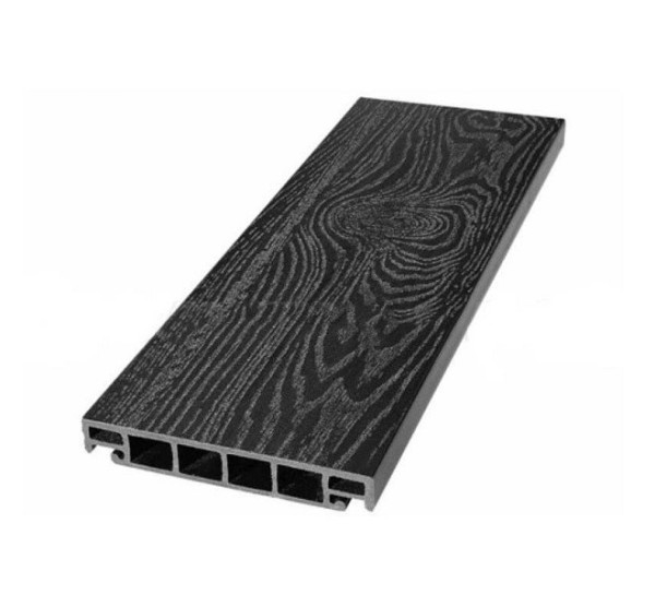 Террасная доска из ДПК SW Salix (T) 2D чёрный купить в Калаче-на-Дону