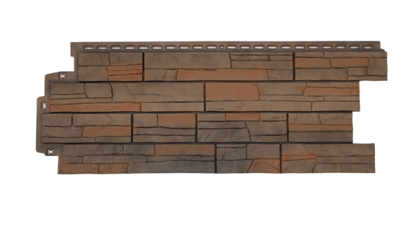 Фасадная панель Grand Line Сланец Элит Сандал купить в Калаче-на-Дону