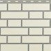 Фасадная панель Альта-Профиль, Кирпич Клинкерный, Белый купить в Калаче-на-Дону