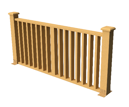 Ограждения декоративное ДПК GRINDERDECO  Риальто песчаник купить в Калаче-на-Дону