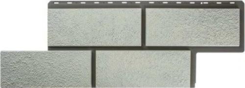 Фасадная панель Альта-Профиль Неаполитанский камень - Белый купить в Калаче-на-Дону