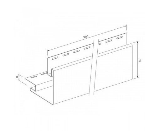 Внешний угол для винилового сайдинга VOX STANDART купить в Калаче-на-Дону