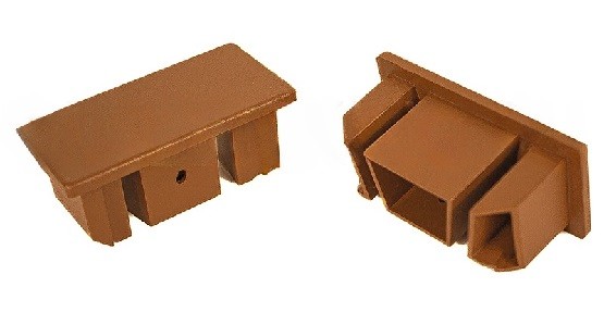 Заглушка для перил торцевая из алюминия GardenParkett Орех купить в Калаче-на-Дону