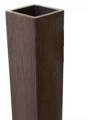 Столб опорный Woodvex Co-Extrusion Венге купить в Калаче-на-Дону