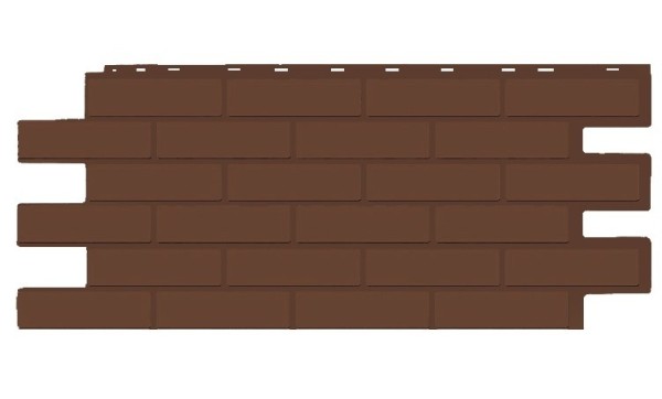 Фасадная панель T-Siding Кирпич Модерн Эко Браун купить в Калаче-на-Дону