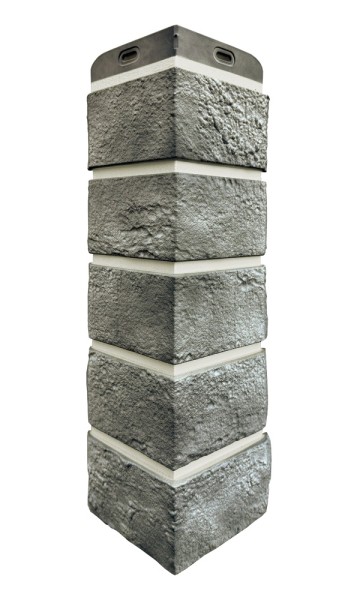 Угол Grand Line состаренный кирпич Элит гранит, ШОВ белый купить в Калаче-на-Дону