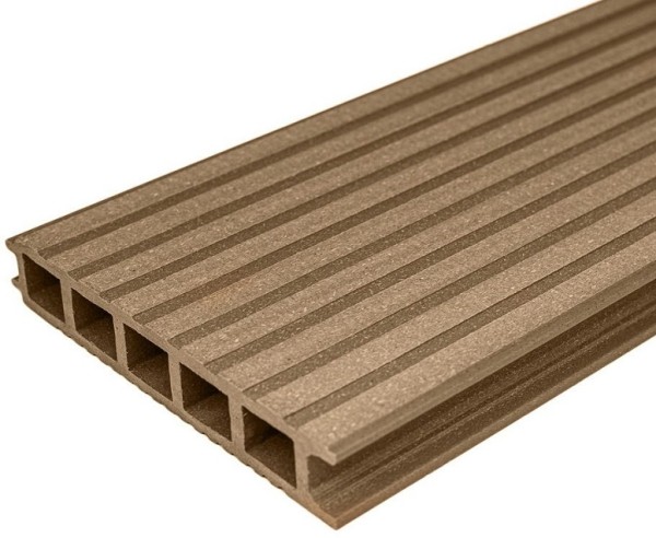 Террасная доска из ДПК бесшовная holzhof, Орех купить в Калаче-на-Дону