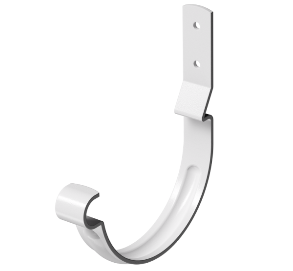 Карнизный крюк короткий D125 (гнутый) Döcke STAL PREMIUM Пломбир, (RAL 9010) купить в Калаче-на-Дону