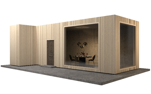 Фасадная панель GRINDERDECO, ДПК,двухсторонняя Выбеленный дуб купить в Калаче-на-Дону