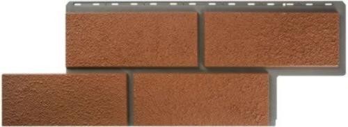 Фасадная панель Альта-Профиль Неаполитанский камень - Терракотовый купить в Калаче-на-Дону