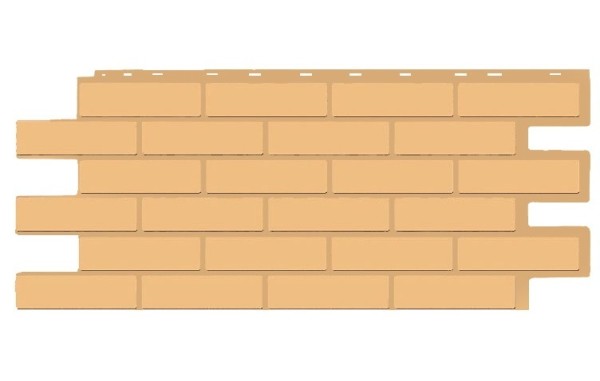 Фасадная панель T-Siding Кирпич Модерн Эко Крем купить в Калаче-на-Дону