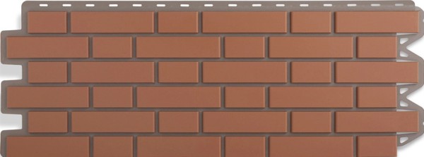 Фасадная панель Альта-Профиль, Кирпич Клинкерный, Красный купить в Калаче-на-Дону