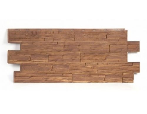 Фасадная панель T-Сайдинг-Альпийская сказка ЭКО-2 Орех купить в Калаче-на-Дону