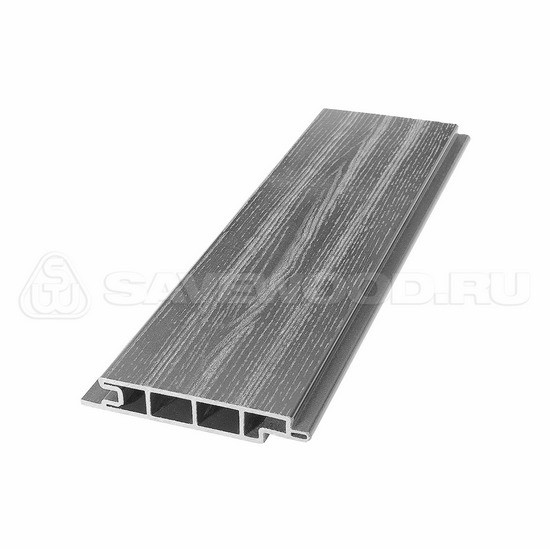 Террасная доска из ДПК SW Padus радиальный распил «SaveWood» пепельный купить в Калаче-на-Дону