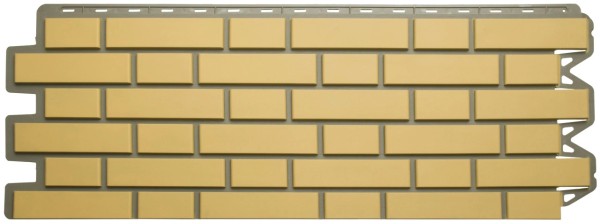 Фасадная панель Альта-Профиль, Кирпич Клинкерный, Желтый купить в Калаче-на-Дону