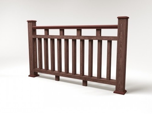 Ограждение из ДПК FG8 шоколад купить в Калаче-на-Дону