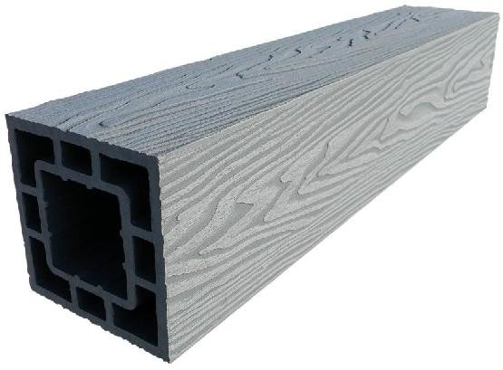 Столб опорный ДПК 3D GardenParkett фактура дерева Серый купить в Калаче-на-Дону