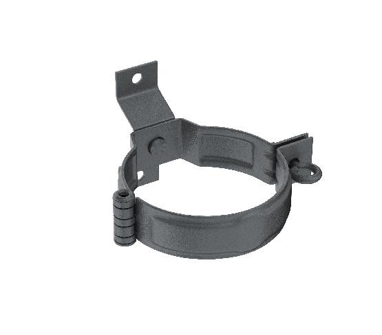 Водосток Aquasistem, Система 150/100 - Декоративный хомут трубы под дерево с комплектом крепления RR 23 Маренго matt купить в Калаче-на-Дону