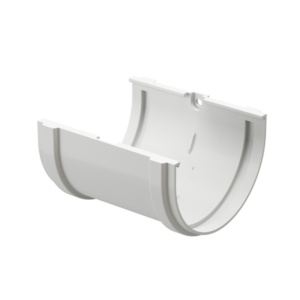 Соединитель желоба Docke Premium ПВХ - Пломбир купить в Калаче-на-Дону