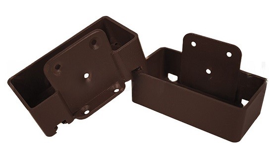 Крепление перил прямое из алюминия GardenParkett Венге купить в Калаче-на-Дону