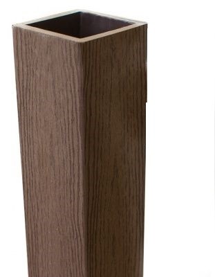Столб опорный Woodvex Co-Extrusion Темно - Коричневый купить в Калаче-на-Дону
